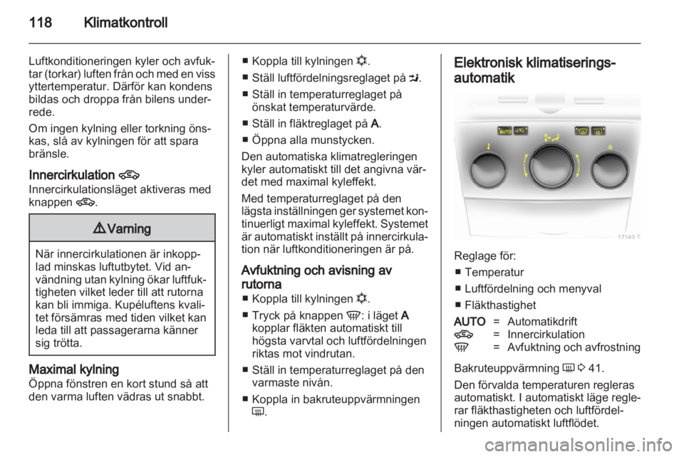 OPEL ZAFIRA 2010  Instruktionsbok 