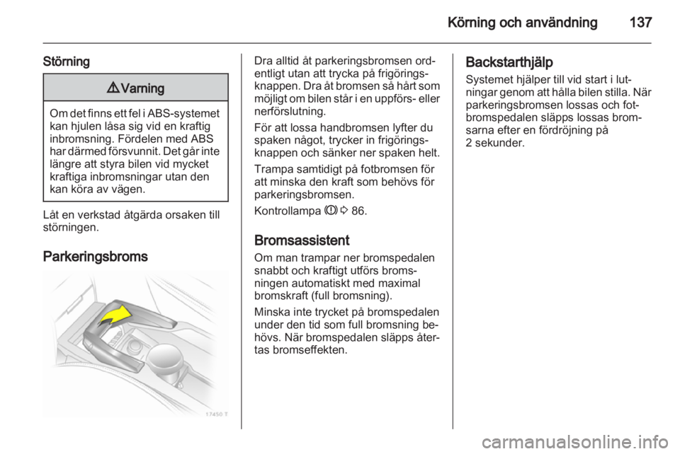 OPEL ZAFIRA 2010  Instruktionsbok 