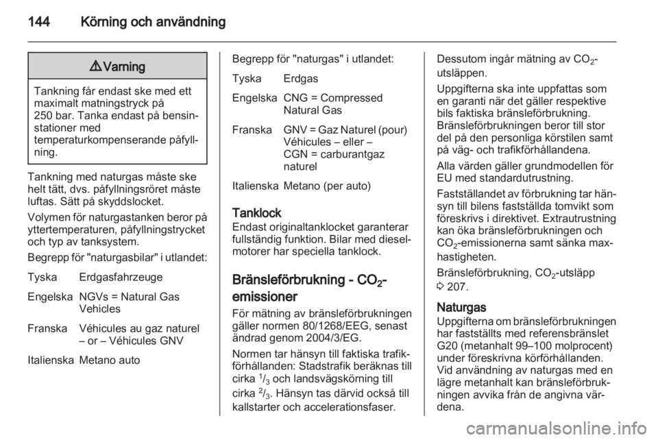 OPEL ZAFIRA 2010  Instruktionsbok 