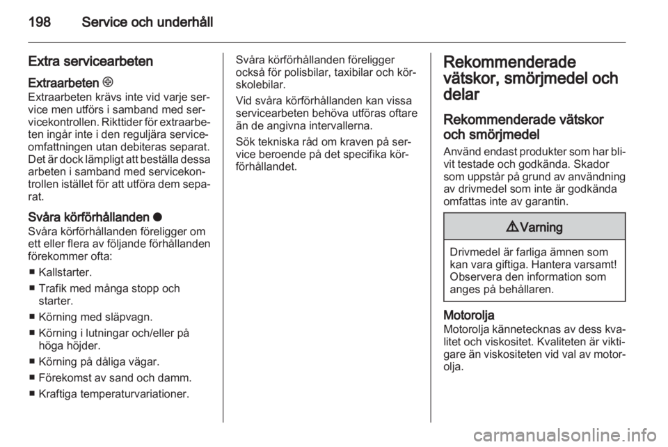 OPEL ZAFIRA 2010  Instruktionsbok 