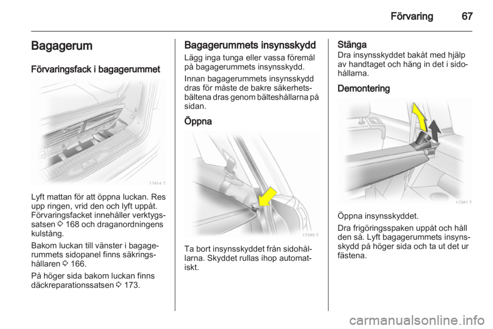 OPEL ZAFIRA 2010  Instruktionsbok 