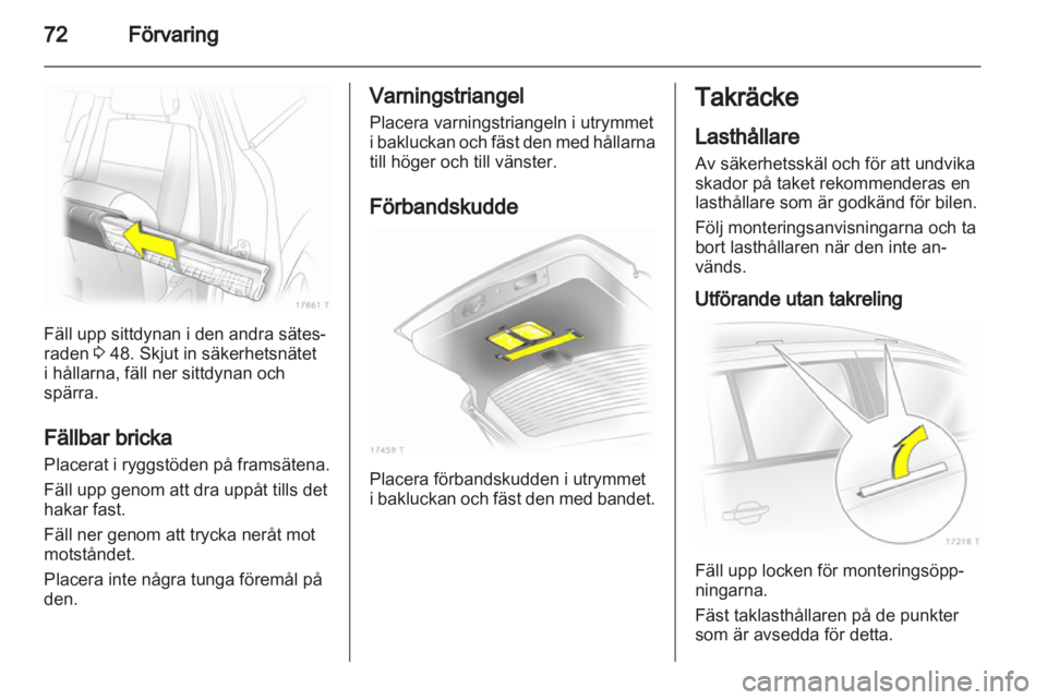 OPEL ZAFIRA 2010  Instruktionsbok 