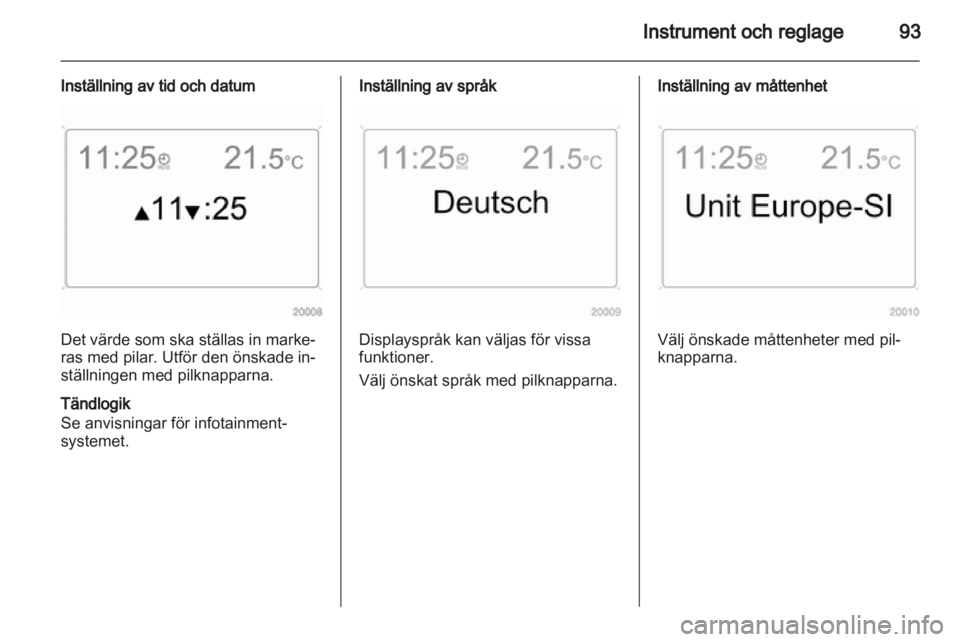OPEL ZAFIRA 2010  Instruktionsbok 