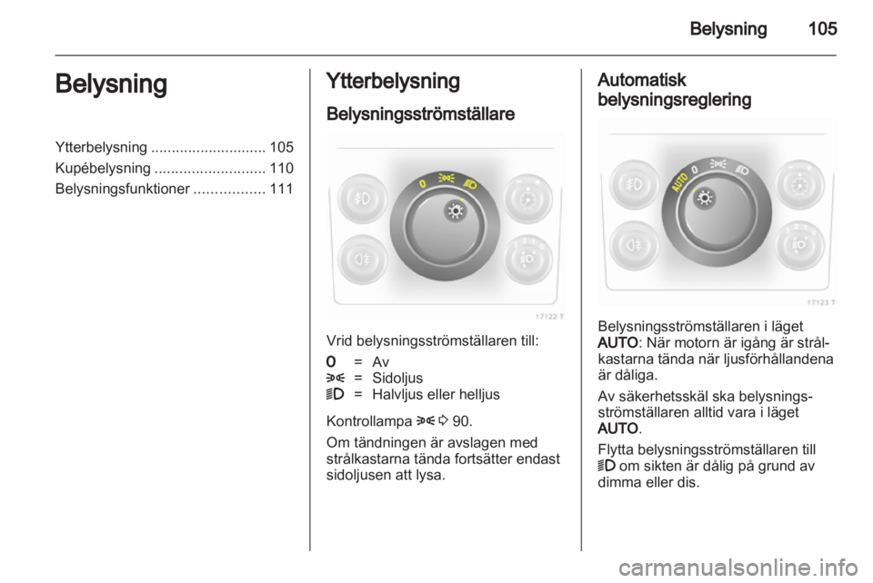 OPEL ZAFIRA 2010.5  Instruktionsbok 