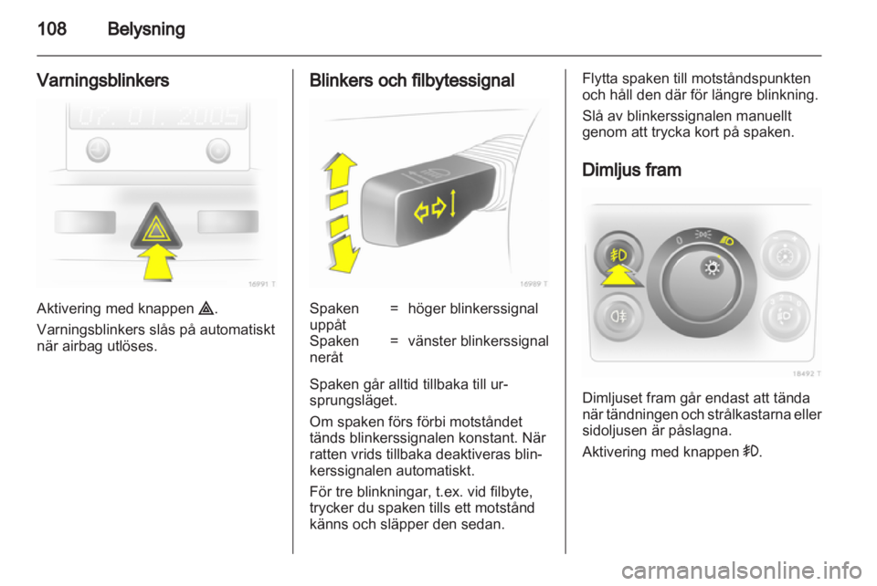 OPEL ZAFIRA 2010.5  Instruktionsbok 
