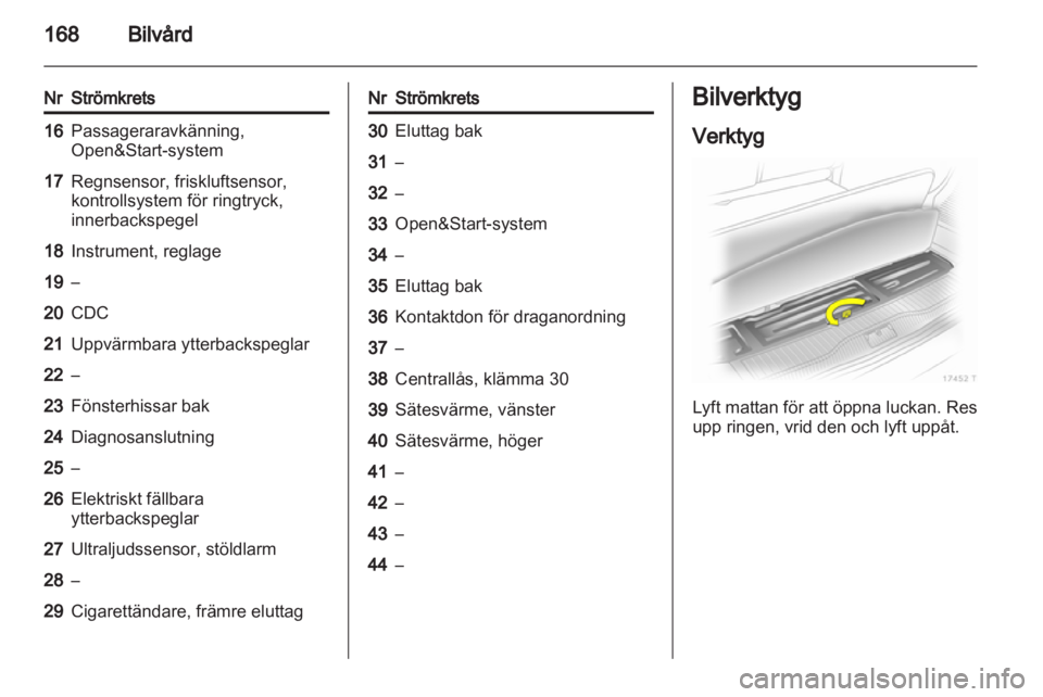 OPEL ZAFIRA 2010.5  Instruktionsbok 
