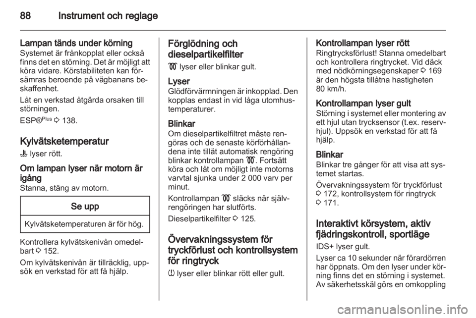 OPEL ZAFIRA 2010.5  Instruktionsbok 