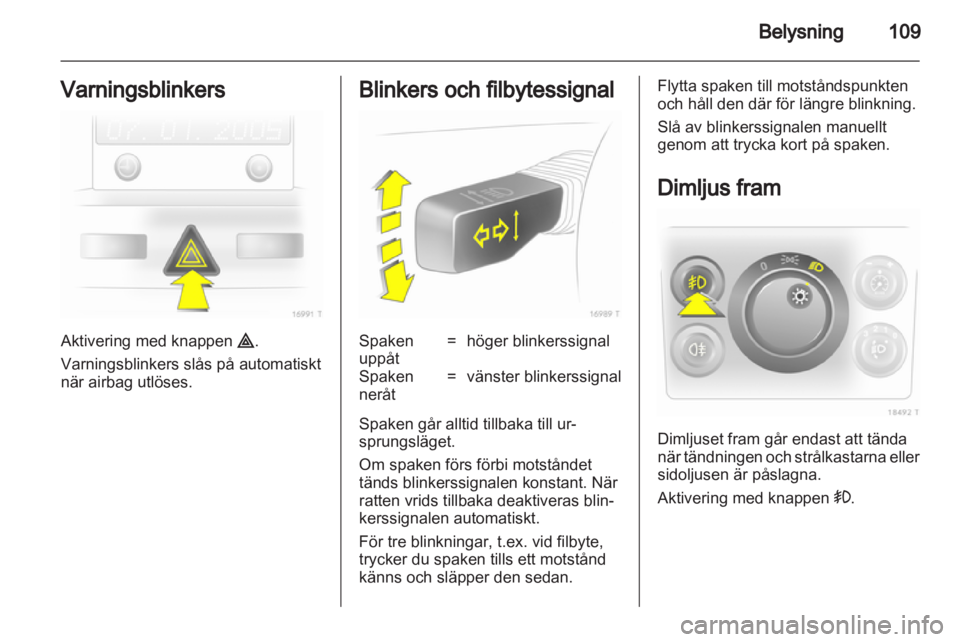 OPEL ZAFIRA 2011  Instruktionsbok 