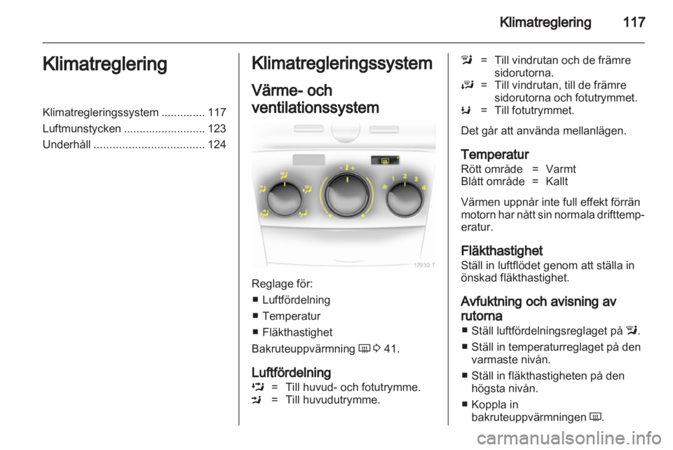 OPEL ZAFIRA 2011  Instruktionsbok 