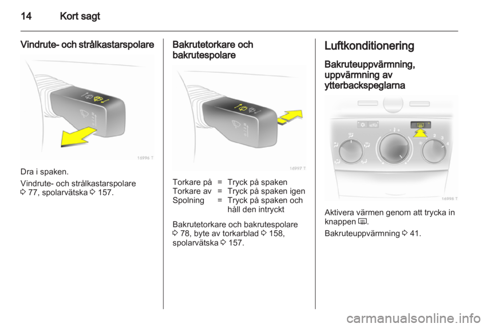 OPEL ZAFIRA 2011  Instruktionsbok 