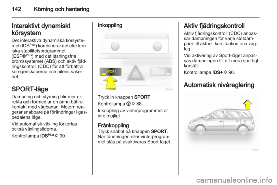 OPEL ZAFIRA 2011  Instruktionsbok 