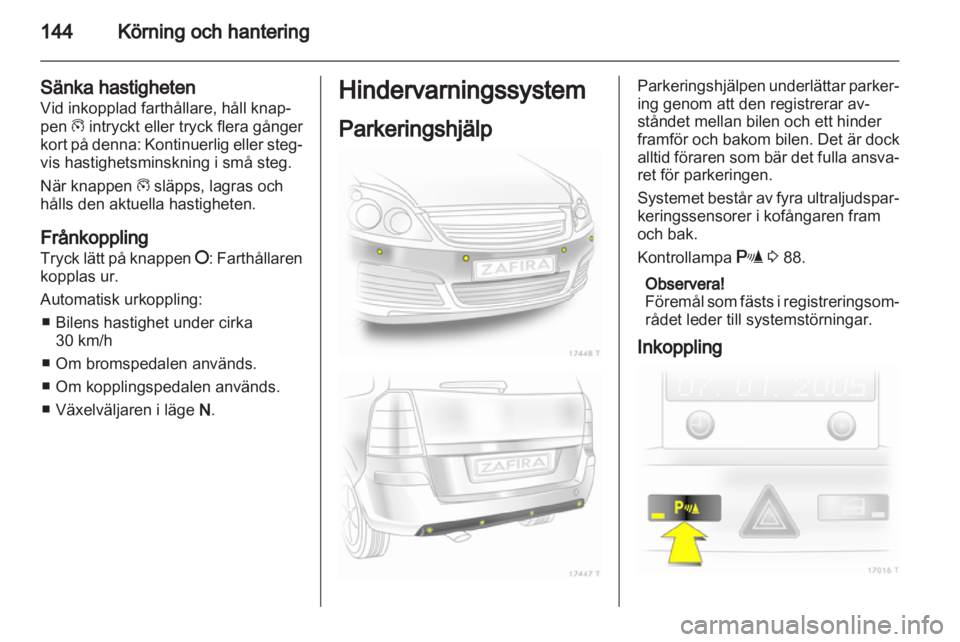 OPEL ZAFIRA 2011  Instruktionsbok 
