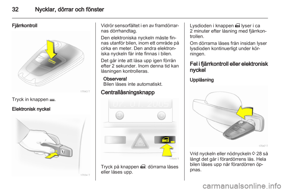 OPEL ZAFIRA 2011  Instruktionsbok 