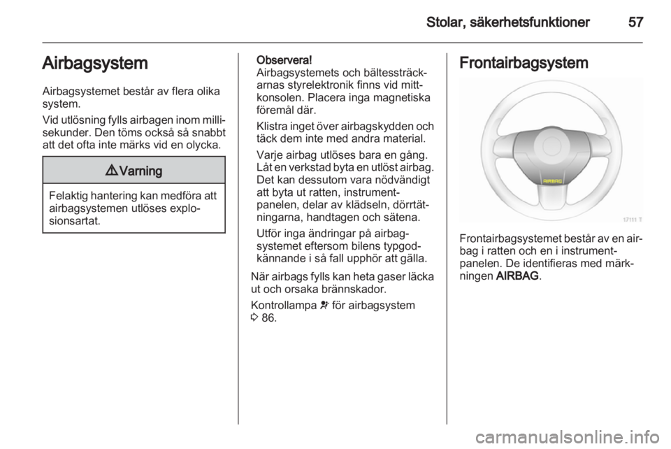 OPEL ZAFIRA 2011  Instruktionsbok 
