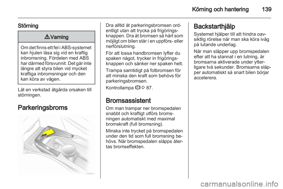 OPEL ZAFIRA 2011.5  Instruktionsbok 