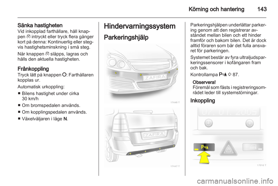 OPEL ZAFIRA 2011.5  Instruktionsbok 