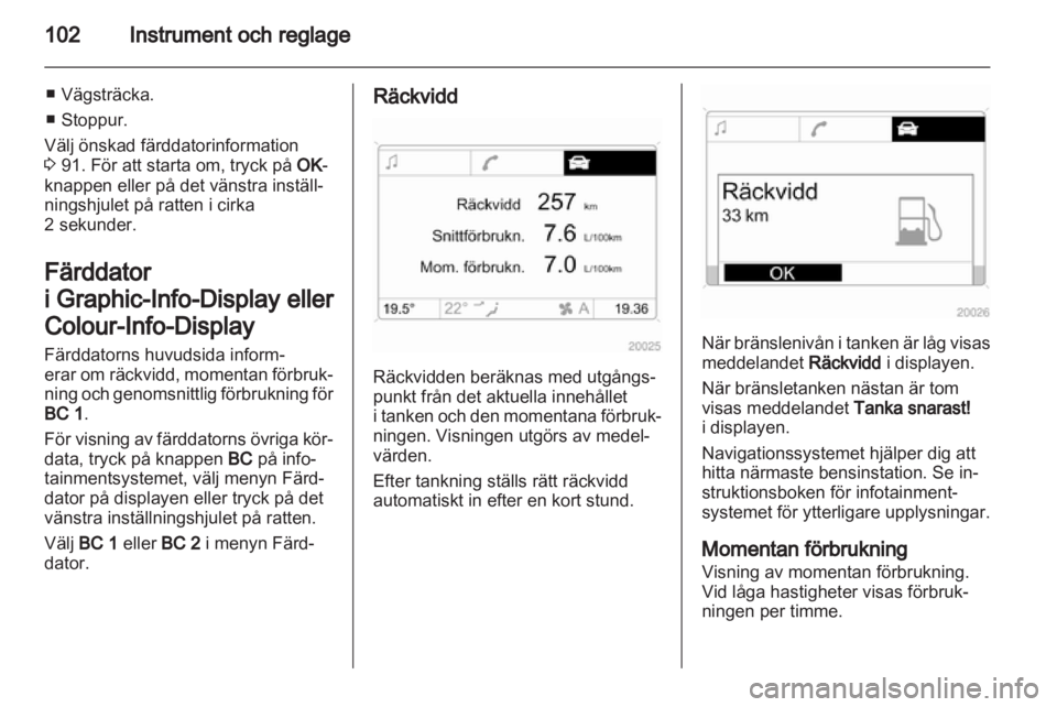 OPEL ZAFIRA 2012  Instruktionsbok 