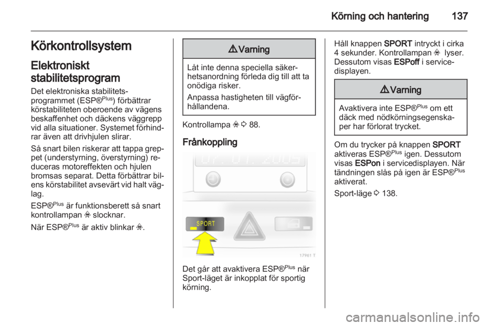 OPEL ZAFIRA 2012  Instruktionsbok 