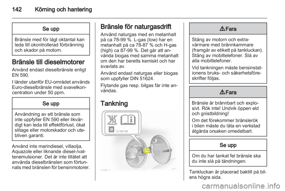 OPEL ZAFIRA 2012  Instruktionsbok 