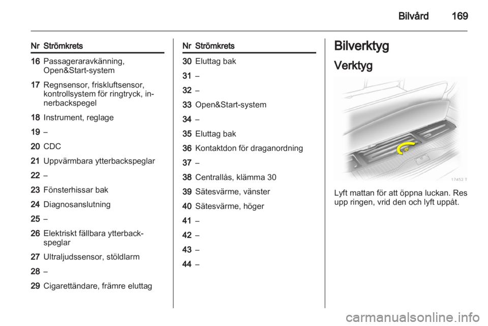 OPEL ZAFIRA 2012  Instruktionsbok 