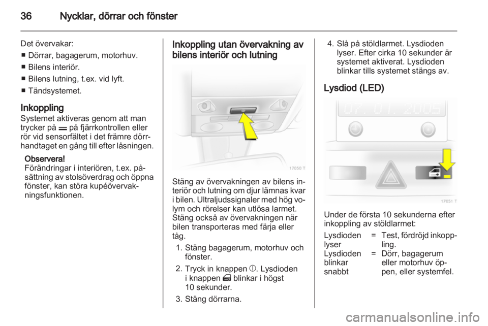 OPEL ZAFIRA 2012  Instruktionsbok 