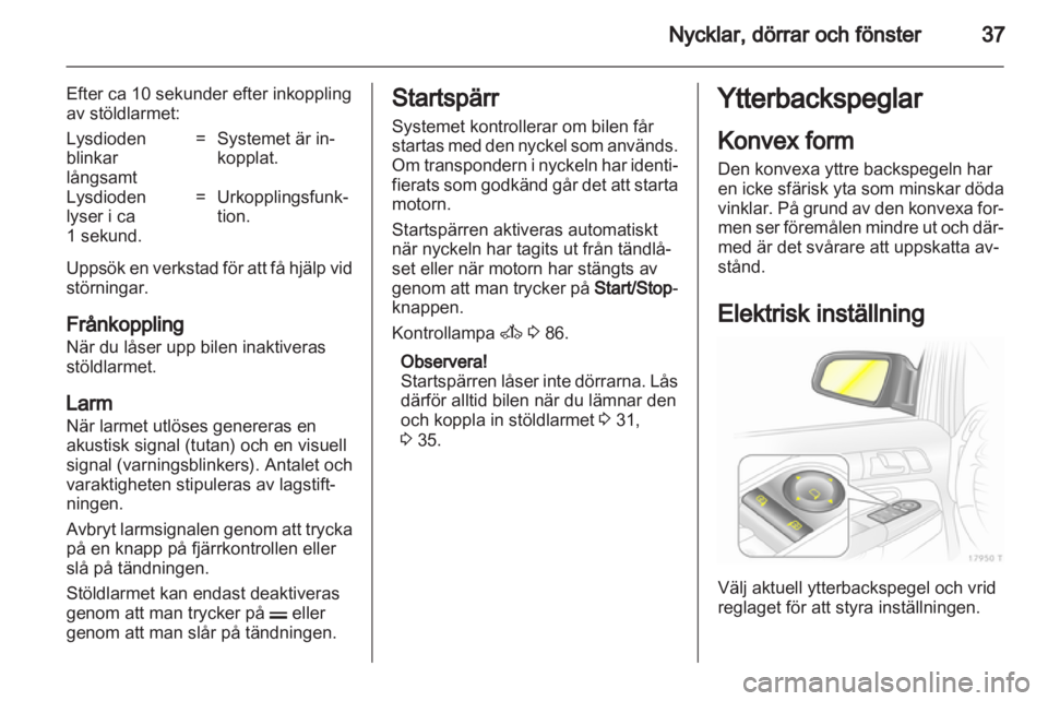 OPEL ZAFIRA 2012  Instruktionsbok 