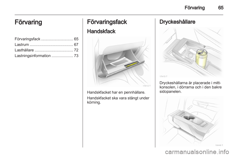 OPEL ZAFIRA 2012  Instruktionsbok 