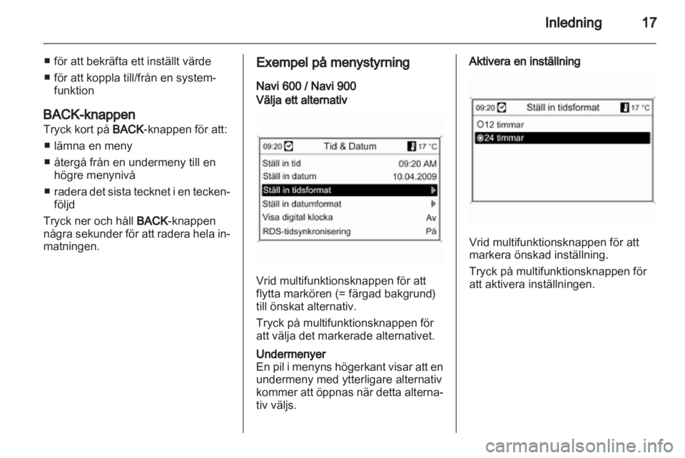 OPEL ZAFIRA C 2013.5  Handbok för infotainmentsystem 