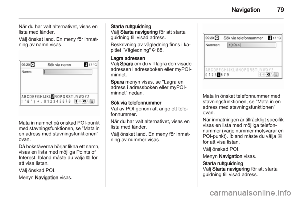 OPEL ZAFIRA C 2013.5  Handbok för infotainmentsystem 