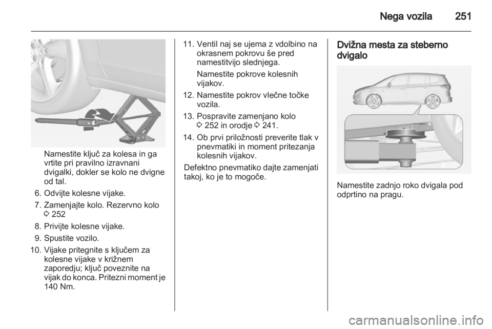 OPEL ZAFIRA TOURER 2013  Uporabniški priročnik 