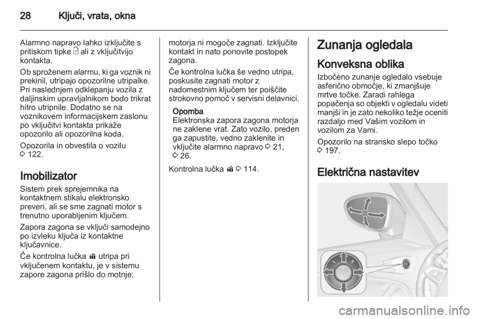 OPEL ZAFIRA TOURER 2013  Uporabniški priročnik 