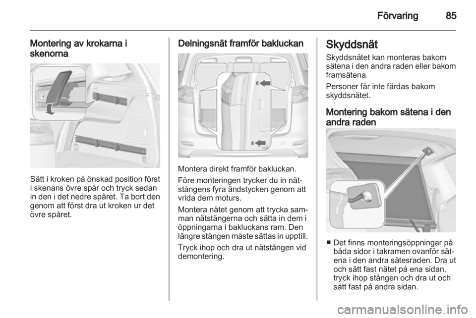 OPEL ZAFIRA TOURER 2012.5  Instruktionsbok 