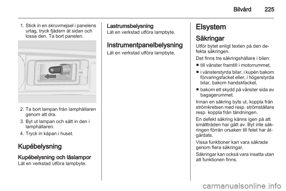 OPEL ZAFIRA TOURER 2013  Instruktionsbok 