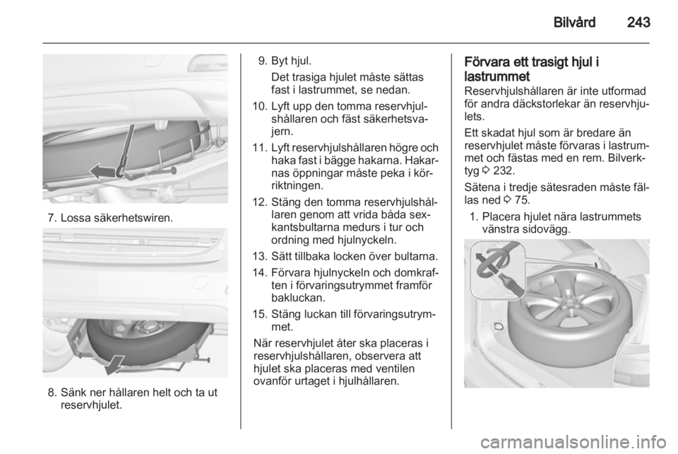 OPEL ZAFIRA TOURER 2013  Instruktionsbok 