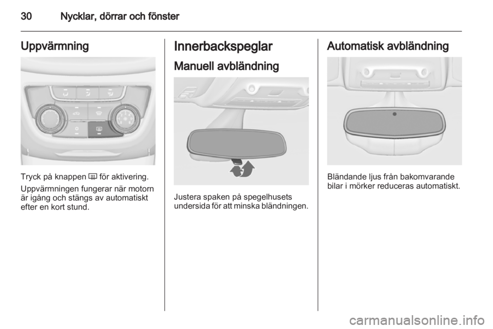 OPEL ZAFIRA TOURER 2013  Instruktionsbok 