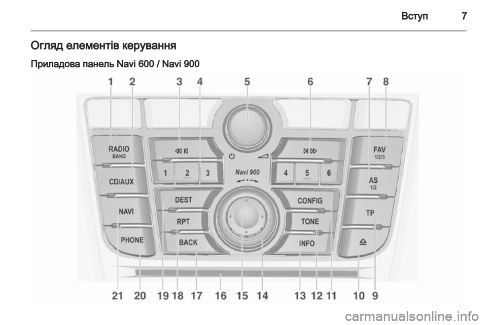 OPEL MERIVA 2012  Інструкція з експлуатації інформаційно-розважальної системи (in Ukrainian) 