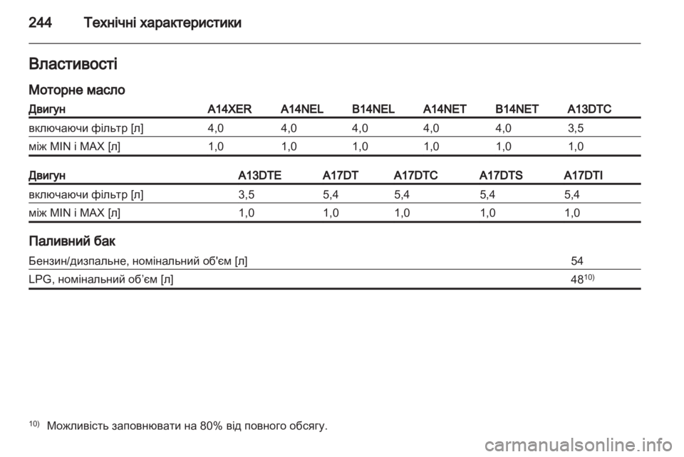 OPEL MERIVA 2013.5  Посібник з експлуатації (in Ukrainian) 