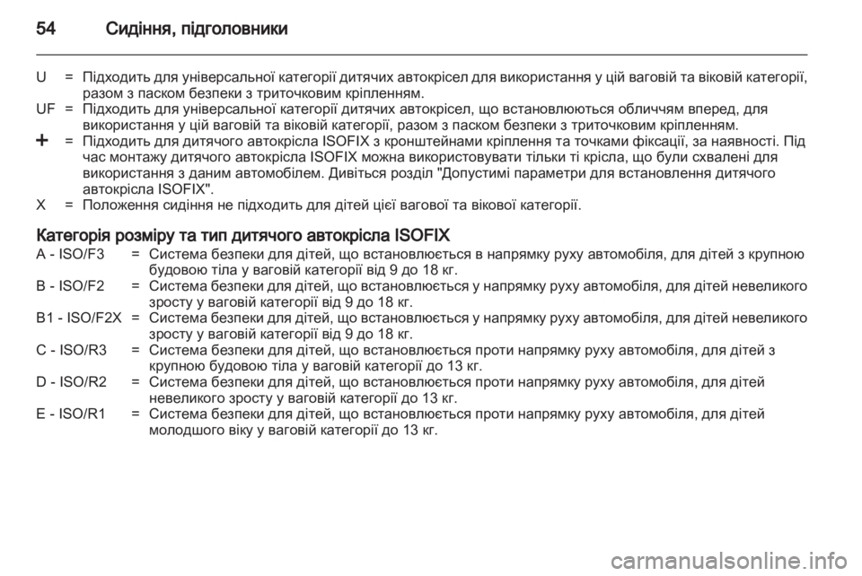 OPEL VIVARO 2013.5  Посібник з експлуатації (in Ukrainian) 