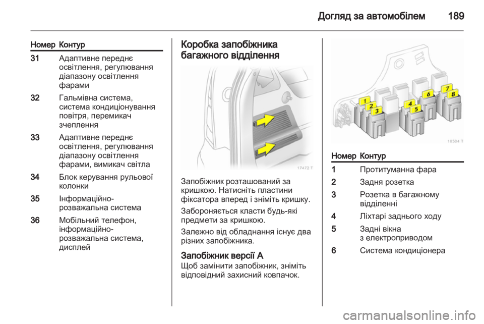 OPEL ZAFIRA 2010  Посібник з експлуатації (in Ukrainian) 