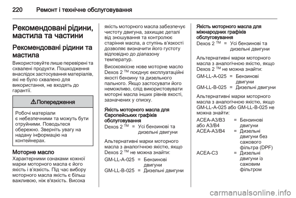 OPEL ZAFIRA 2011  Посібник з експлуатації (in Ukrainian) 