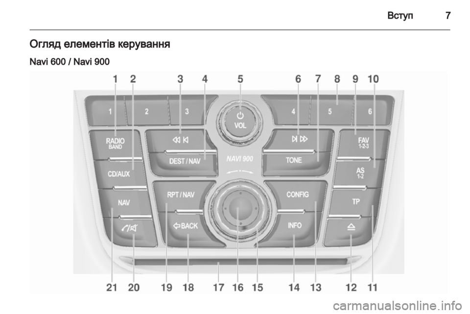 OPEL ZAFIRA C 2013.5  Інструкція з експлуатації інформаційно-розважальної системи (in Ukrainian) 