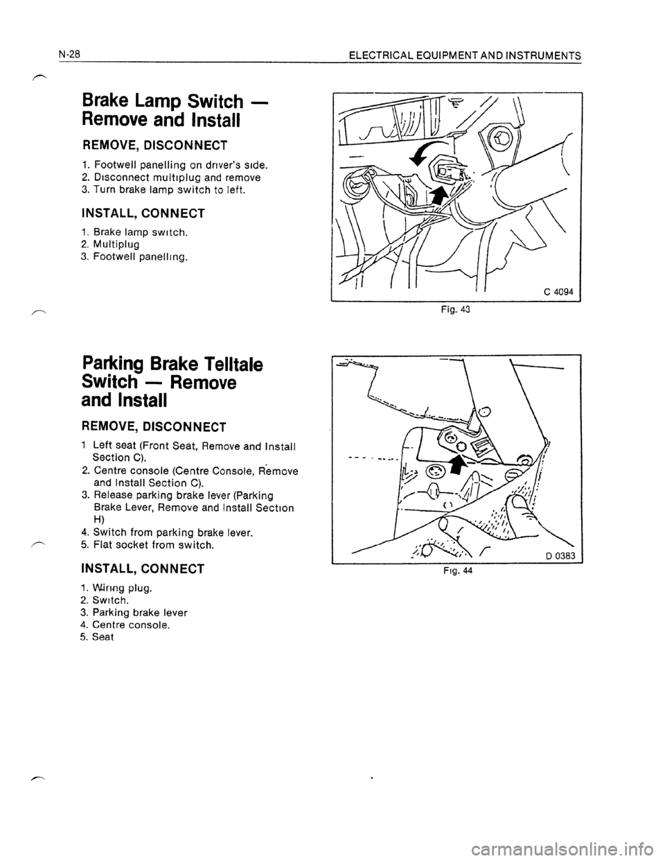 OPEL ASTRA 1991  Electronic Workshop Manual Downloaded from www.Manualslib.com manuals search engine   