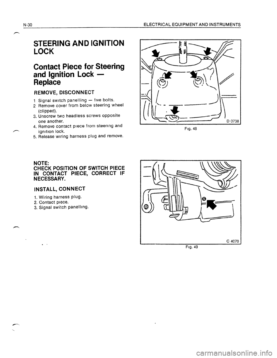 OPEL ASTRA 1991  Electronic Workshop Manual Downloaded from www.Manualslib.com manuals search engine   