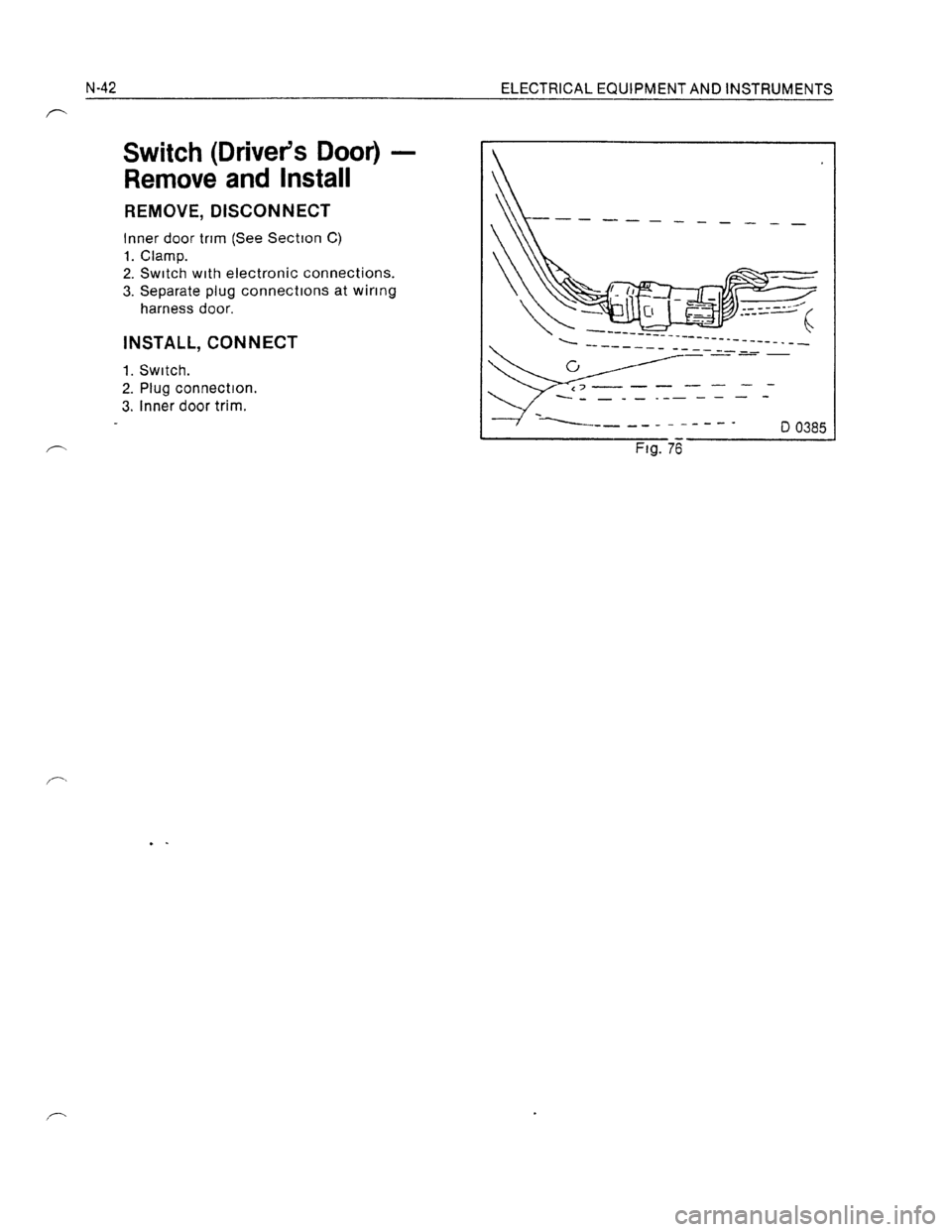 OPEL ASTRA 1991  Electronic Workshop Manual Downloaded from www.Manualslib.com manuals search engine   