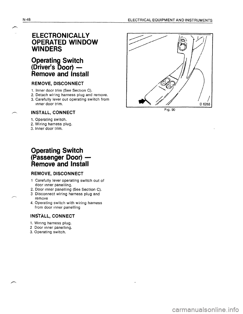 OPEL ASTRA 1991  Electronic Workshop Manual Downloaded from www.Manualslib.com manuals search engine   