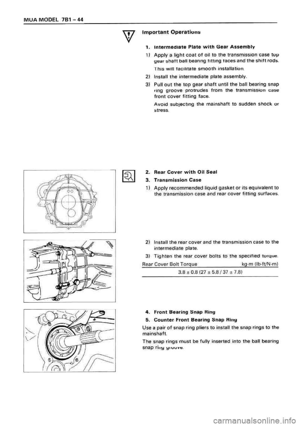 OPEL FRONTERA 1998  Workshop Manual 