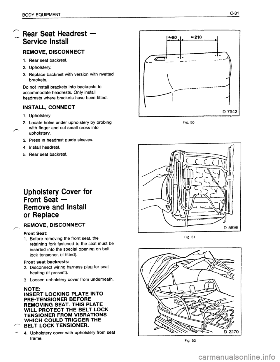 OPEL KADETT 1991  Electronic Workshop Manual Downloaded from www.Manualslib.com manuals search engine   