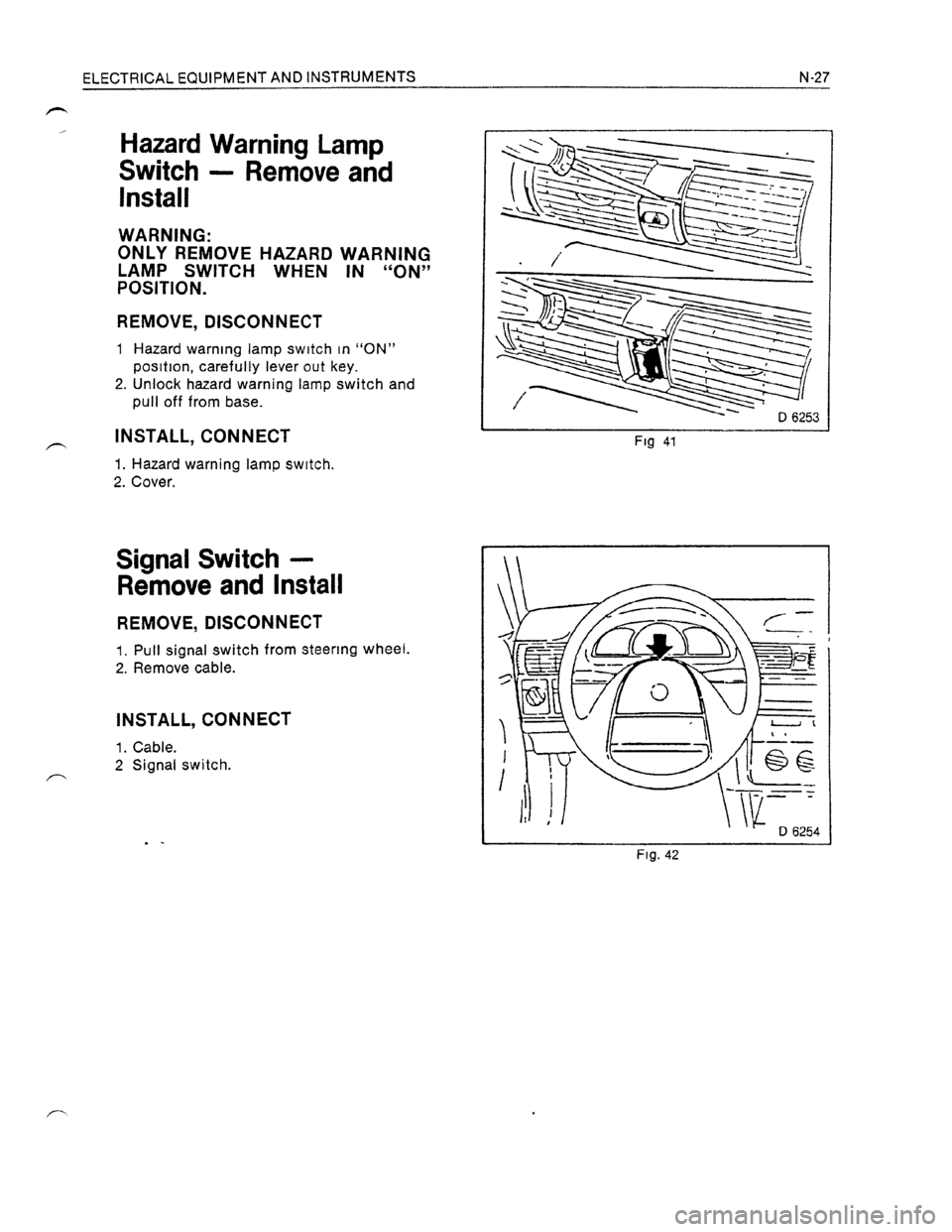 OPEL KADETT 1991  Electronic Workshop Manual Downloaded from www.Manualslib.com manuals search engine   