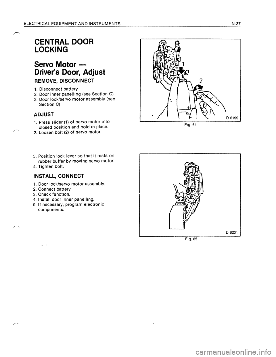OPEL KADETT 1991  Electronic Workshop Manual Downloaded from www.Manualslib.com manuals search engine   