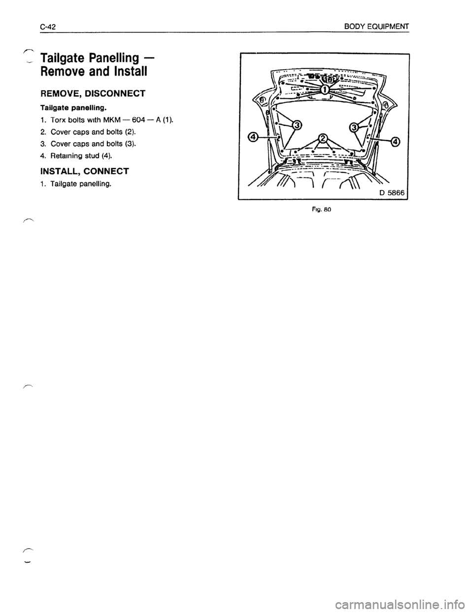 OPEL KADETT 1991  Electronic Workshop Manual Downloaded from www.Manualslib.com manuals search engine   